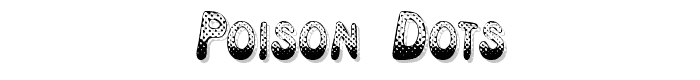 Poison Dots font